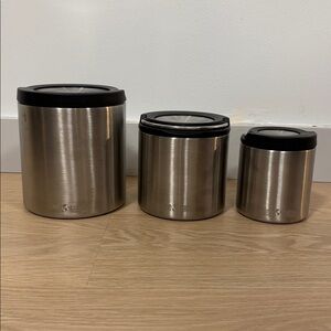 KLEAN KANTEEN TKCanister Food Container Trio (8, 16 & 32 oz)